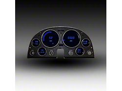 LED Digital Gauge Panel; Blue (63-67 Corvette C2)