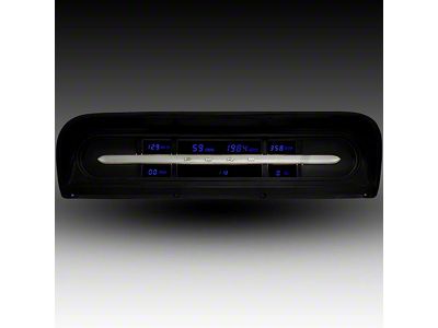 LED Digital Gauge Panel with GPS Sending Unit; Blue (67-72 F-100, F-250, F-350)