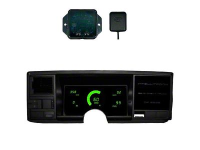 LED Digital Gauge Panel with GPS Sending Unit; Green (88-91 Blazer, C1500, C2500, C3500, Jimmy, K1500, K2500, K3500)