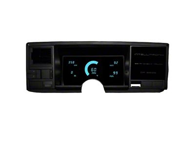 LED Digital Gauge Panel; Teal (88-91 Blazer, C1500, C2500, C3500, Jimmy, K1500, K2500, K3500)