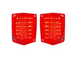 LED Tail Lights; Red Lens (70-72 El Camino)