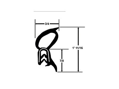 Trunk Weatherstrip Seal (82-92 Firebird)