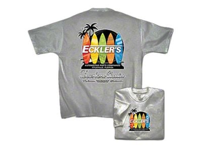 Eckler's Automotive Dearborn Classics Surfboard T-Shirt, Ash