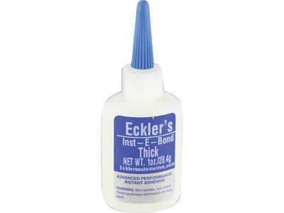 Eckler's INST-E-BOND Automotive Adhesive, Thick, 1 oz. Bottle