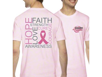 Eckler's Making Strides Against Breast Cancerr Campaign T-Shirt, Pink