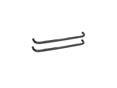 E-Series 3-Inch Nerf Side Step Bars; Black (80-96 Bronco)