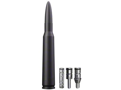 Easylock Bullet Antenna; Matte Black (88-00 C1500, C2500, C3500, K1500, K2500, K3500)