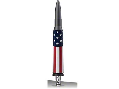 Easylock Bullet Antenna; American Flag (90-97 F-150, F-250, F-350)