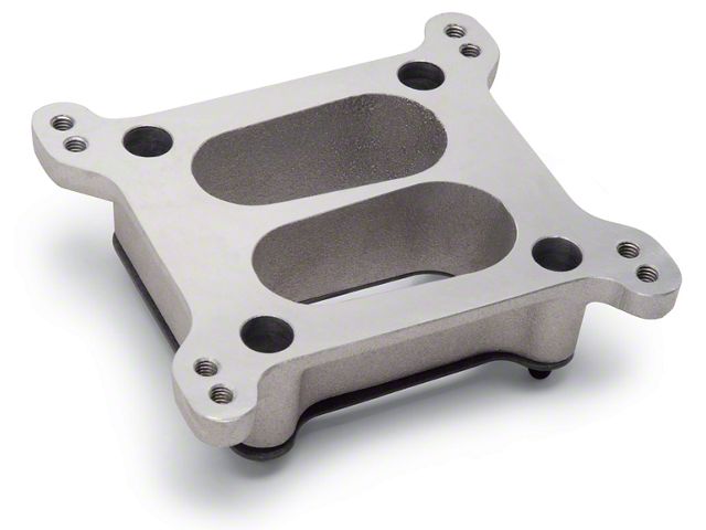 Edelbrock 1106 Carb Adapter.Allows Rochester 4 Jet To Squarebore Fit