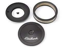 Edelbrock 1203 Air Cleaner; Signature Series; Round; 10In.; Black