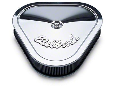 Edelbrock 1222 Triangular Chrome A/C