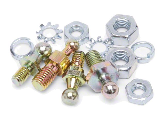 Edelbrock 12413 Carb Throttle Ball Assortment, Holley Service Parts, Pack Of 4