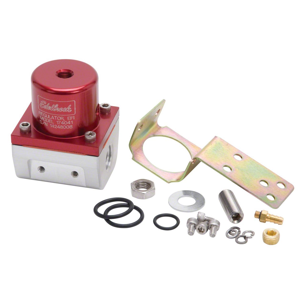 Edelbrock Fuel Pressure Regulator EFI Style 35-90psi Blue Edelbrock Fuel Pressure Regulator EFI Style 35-90psi Blue