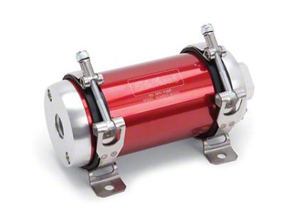 Edelbrock 182031 Fuel Pump; Electric; Quiet-Flo; Efi; 80 Gph;-10 In;-10 Out; Red/Clear