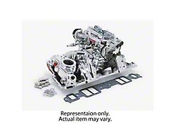 Edelbrock 2007 Manifold/Carb Kit; Performer; Sbc; Vortec; Natural Finish