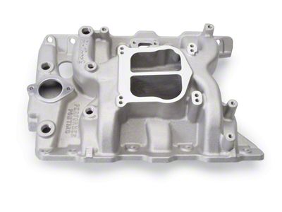 Edelbrock 21561 Performer Pontiac Polished Manifold