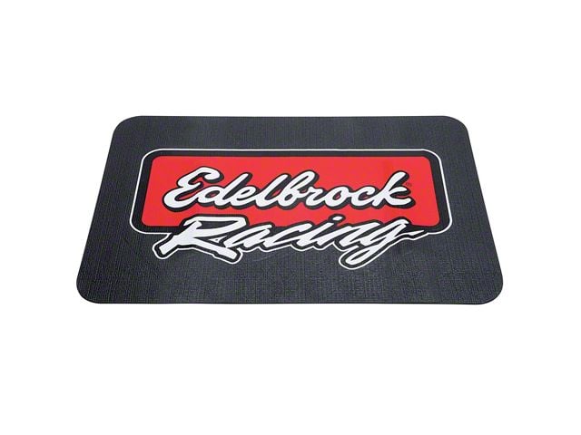 Edelbrock 2324 Fender Cover; Edebrock Racing; Black