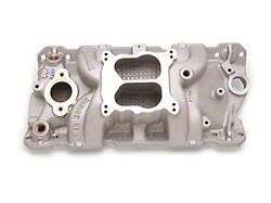 Edelbrock 2504 Manifold; Sbc 23-Degree; Marine Rpm; 1955-1986; With Brass