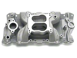Edelbrock 2604 Intake Manifold: Performer Air-Gap S/B Chevy 87-95 Std Flange/Sprdbore