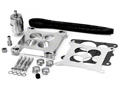 Edelbrock 2697 Square-Bore To Stock QuadraJet Or Thermo-Quad W/ Spread-Bore