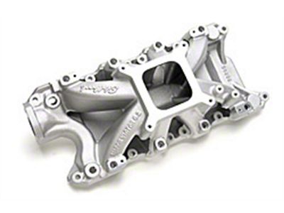 Edelbrock 292851 Intake Manifold. Super Victor. Efi. Ford Windsor 8.2In. Deck Block. Polished Fin