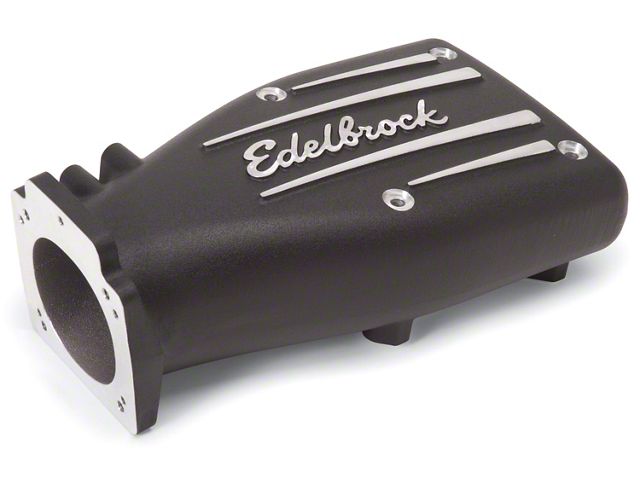 Edelbrock 38503 Forward Mount Box Style Intake Elbow; 90Mm Throttle Body To Square-Bore Flange;