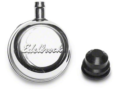 Edelbrock 4410 Round Cap W/Nipple