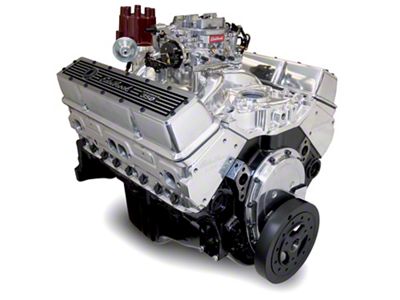 Edelbrock 46401 Crate Engine. 9.0:1 Performer E-Tec No Water Pump; With Polished Intak
