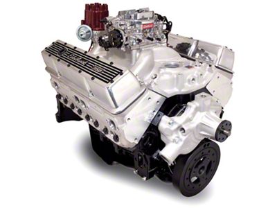 Edelbrock 46410 Crate Engine. 9.0:1 Performer E-Tec With Short Water Pump; As Cast