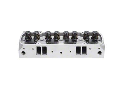 Edelbrock 60595 Cylinder Head; Pontiac; Performer Rpm; 72Cc; For Hydraulic Roller Cam. Complete