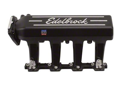 Edelbrock 71393 Efi Manifold Pro Flo Xt Gm Ls1; With Black Powder Coated Finish