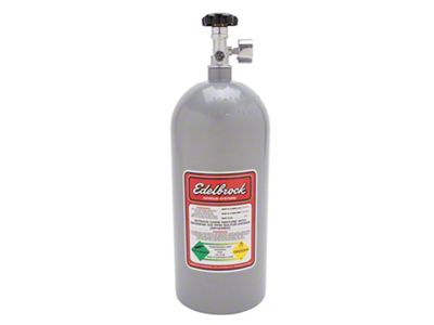Edelbrock 72301 10 Lb. Painted Alum. Btl W/Gauge