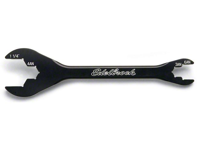 Edelbrock 76504 Bottle Nut Combo Wrench With 3An;4An;6An