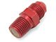 Edelbrock 76533 4An To 1/8In. Npt Filter Fitting; Red