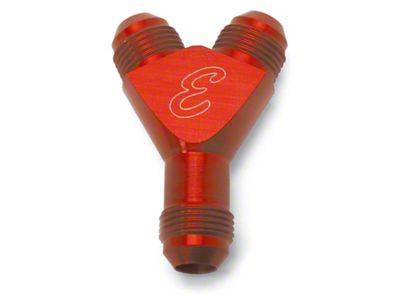 Edelbrock 76571 8An Y-Fitting Red
