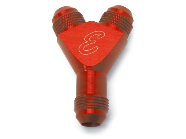 Edelbrock 76571 8An Y-Fitting Red