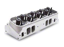 Edelbrock 77485 Cyl Head Bbc Victor Jr 24 Deg Rect Port 300Cc 106Cc Combustion Chamber For Hyd R