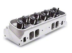 Edelbrock 77485 Cyl Head Bbc Victor Jr 24 Deg Rect Port 300Cc 106Cc Combustion Chamber For Hyd R