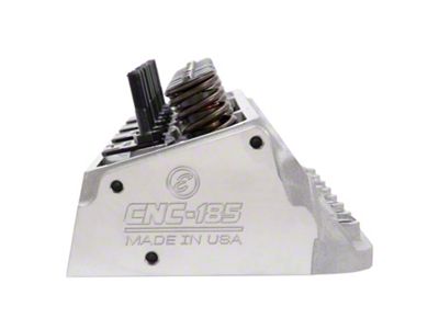 Edelbrock 79895 Cylinder Head; Sbc; E-Cnc 185; 64Cc; Straight Plug; For Hydraulic Roller Cam; Co