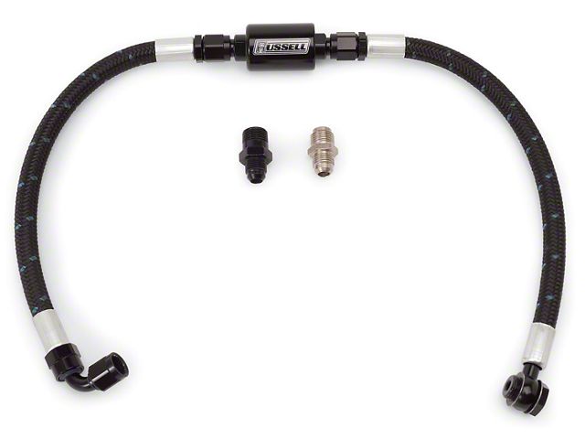 Edelbrock 8103 Fuel Hose Assembly Proclassic Finish W/Competition Filter Sbc