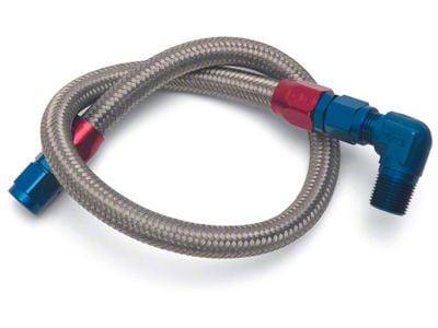 Edelbrock 8123 Fuel Line Braided Stainless For Sbc Use With 8134