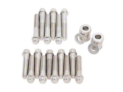 Edelbrock 8569 Plated Intk Bolt Kit For 2166