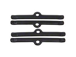 Edelbrock Valve Cover Hold-Down Tabs; Black (67-86 Small Block V8 Camaro)