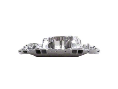 Edelbrock Performer Air-Gap Intake Manifold; Polished (55-81 Small Block V8 Corvette C1, C2 & C3)