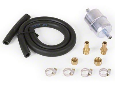 Edelbrock Universal Single-Feed Fuel Filter Kit 8135 Fits 5/16in Or 3/8in Lines