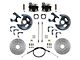 LEED Brakes Rear Disc Brake Conversion Kit with MaxGrip XDS Rotors; Zinc Plated Calipers (68-69 Camaro)