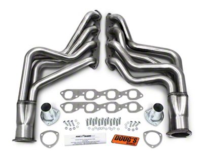 2-Inch 4-Tube Full Length Headers; Stainless Steel (70-72 Big Block V8 Camaro)