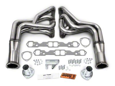 1-7/8-Inch 4-Tube Full Length Headers; Stainless Steel (67-69 Small Block V8 Camaro)