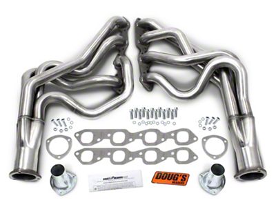 2-Inch 4-Tube Full Length Headers; Stainless Steel (67-69 Big Block V8 Camaro)