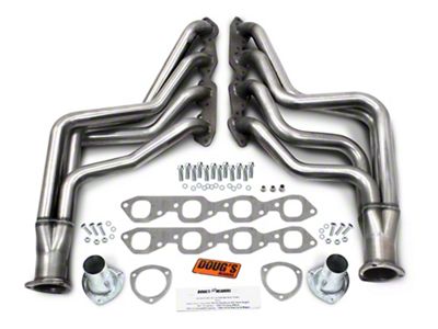 1-3/4-Inch 4-Tube Full Length Headers; Stainless Steel (70-87 Big Block V8 Monte Carlo)